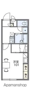 レオパレス青葉台【2階】の間取り