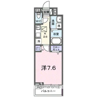カーサ・ミラ【1階】の間取り