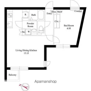 GRANPASEO白山【4階】の間取り