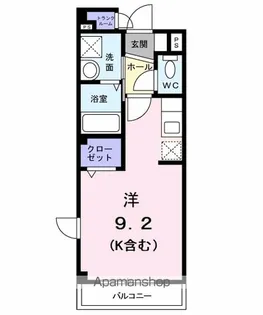 ブルックハウス【3階】の間取り