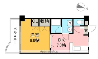 ドリームハウスⅢ【3階】の間取り