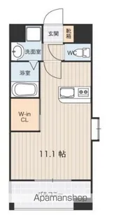 LIBTH南熊本【8階】の間取り
