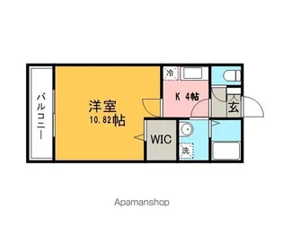 カドル【206号室】の間取り