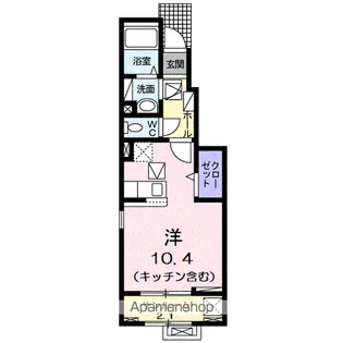 エム・ケイ・ワン【1階】の間取り