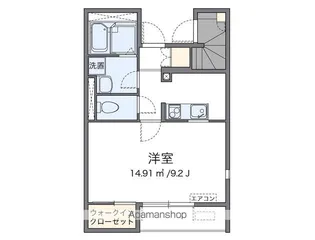 レオネクストシャイン花園【101号室】の間取り