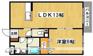 GREEN COAT【1階】の間取り