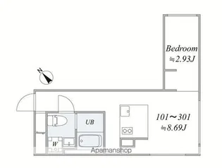 TRIAS262【1階】の間取り