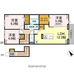 YAMAJUII【2階】の間取り