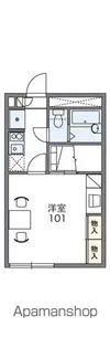 レオパレスななかまど【204号室】の間取り