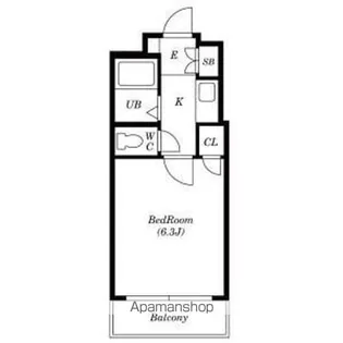 コーポYOUーA【203号室】の間取り