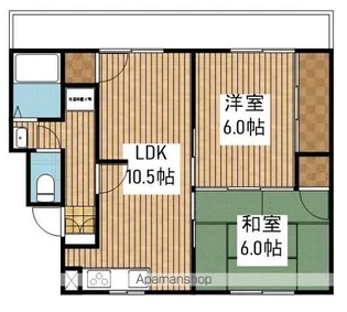 第3コーポ青木【3階】の間取り