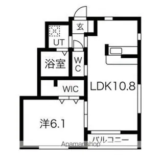 ジョイオーソK&R【1階】の間取り