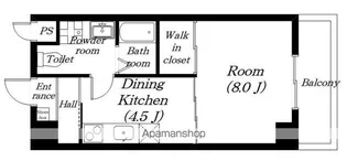 フレンドリーハウス匠長浜【202号室】の間取り