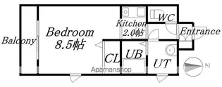 駅前大通マンション【4階】の間取り