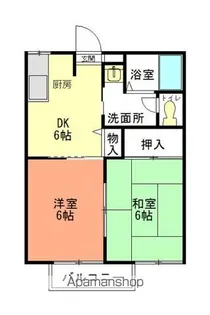 コモンシティYS C【1階】の間取り