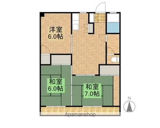 藤澤コーポ【3階】の間取り