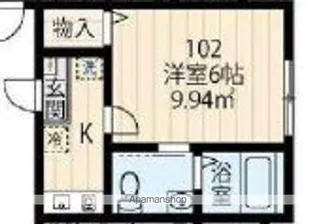 OASIS弘明寺B棟【1階】の間取り