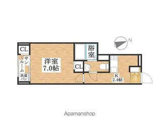 アイリス【1階】の間取り