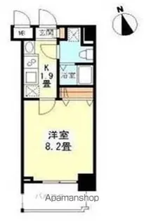 ガーラプレイス新宿御苑【8階】の間取り