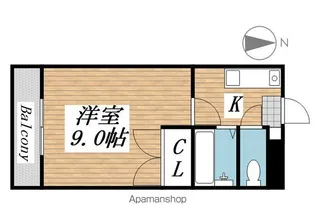 プレアール小波瀬【5階】の間取り