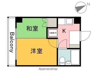ピュアハウス【405号室】の間取り