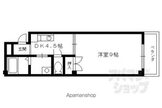 マスジビル【403号室】の間取り