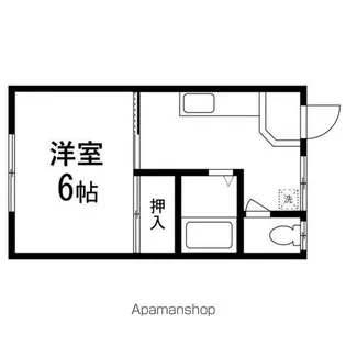 コーポ村上【103号室】の間取り