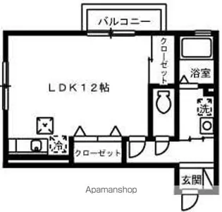 レセンテ林【103号室】の間取り