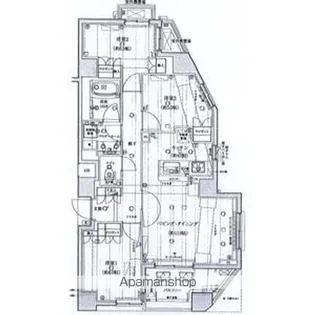レジデンシャルステート北綾瀬パークビュー【804号室】の間取り
