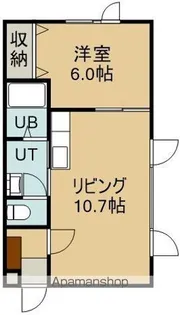 プラザ2000【206号室】の間取り