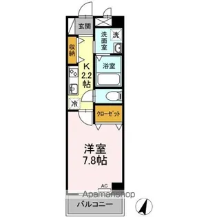 ヴィラパーク鶴舞【4階】の間取り