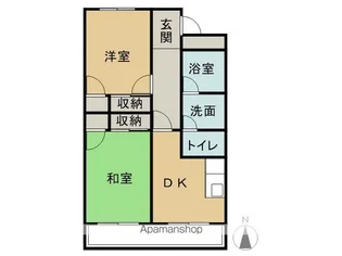 TDマンションPAULOWNIA【3階】の間取り