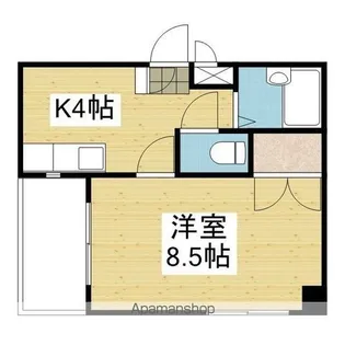 ブラウンハイムⅢ【.205号室】の間取り