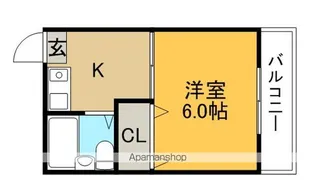 トマトハイツ【4階】の間取り