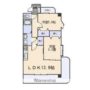 エクレール87【3階】の間取り