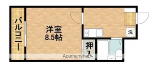 ビクトリアパレス【1階】の間取り