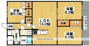 第3山内マンション【203号室】の間取り