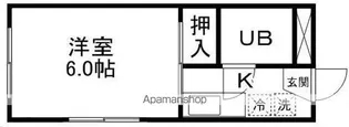 メゾン・ル・ポン【203号室】の間取り