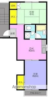 メゾン小作台B号棟【1階】の間取り