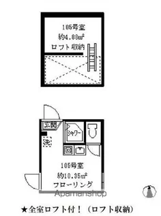 ソフィアパレード【105号室】の間取り