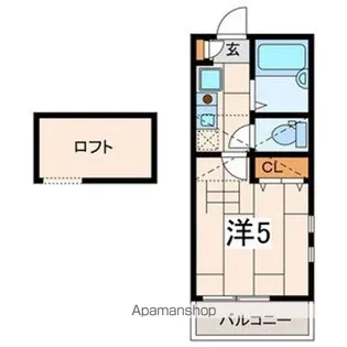エーデル横濱山手【2階】の間取り
