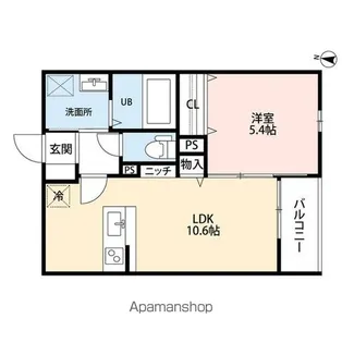 ジョアンガーデン【3階】の間取り