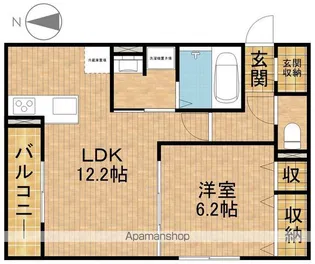 KADAN【2階】の間取り