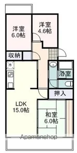 ファーストタウン中島【103号室】の間取り