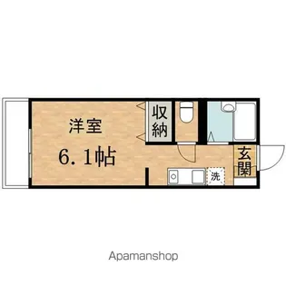 東京都日野市三沢1丁目【アパート】の間取り