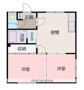 リッツ東光【1階】の間取り