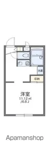 レオパレスサンティエ【102号室】の間取り