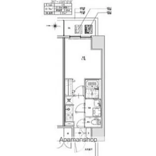 SーRESIDENCE志賀本通DEARLY(ディアリー)【1407号室】の間取り