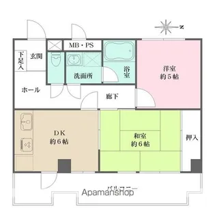 藤和シティコープ東寺尾【4階】の間取り