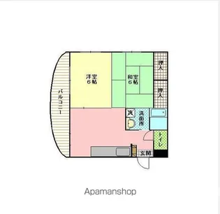 メゾン東【302号室】の間取り
